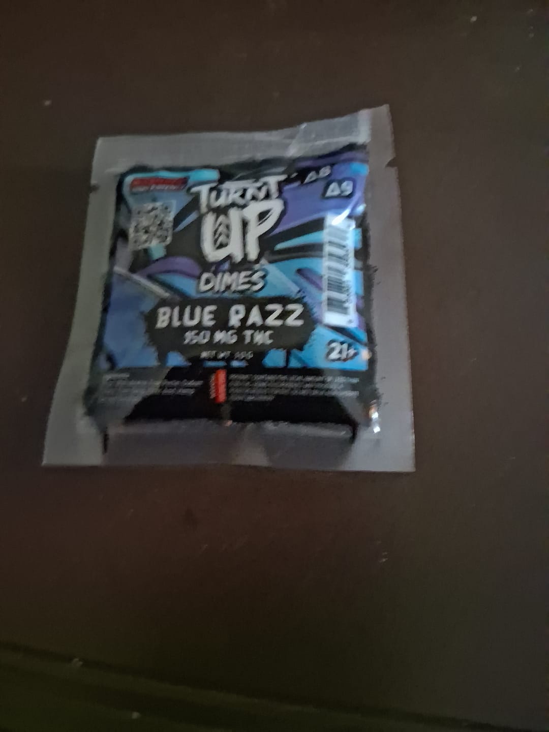 Customer photo review of Dime Gummy - Blue Razz