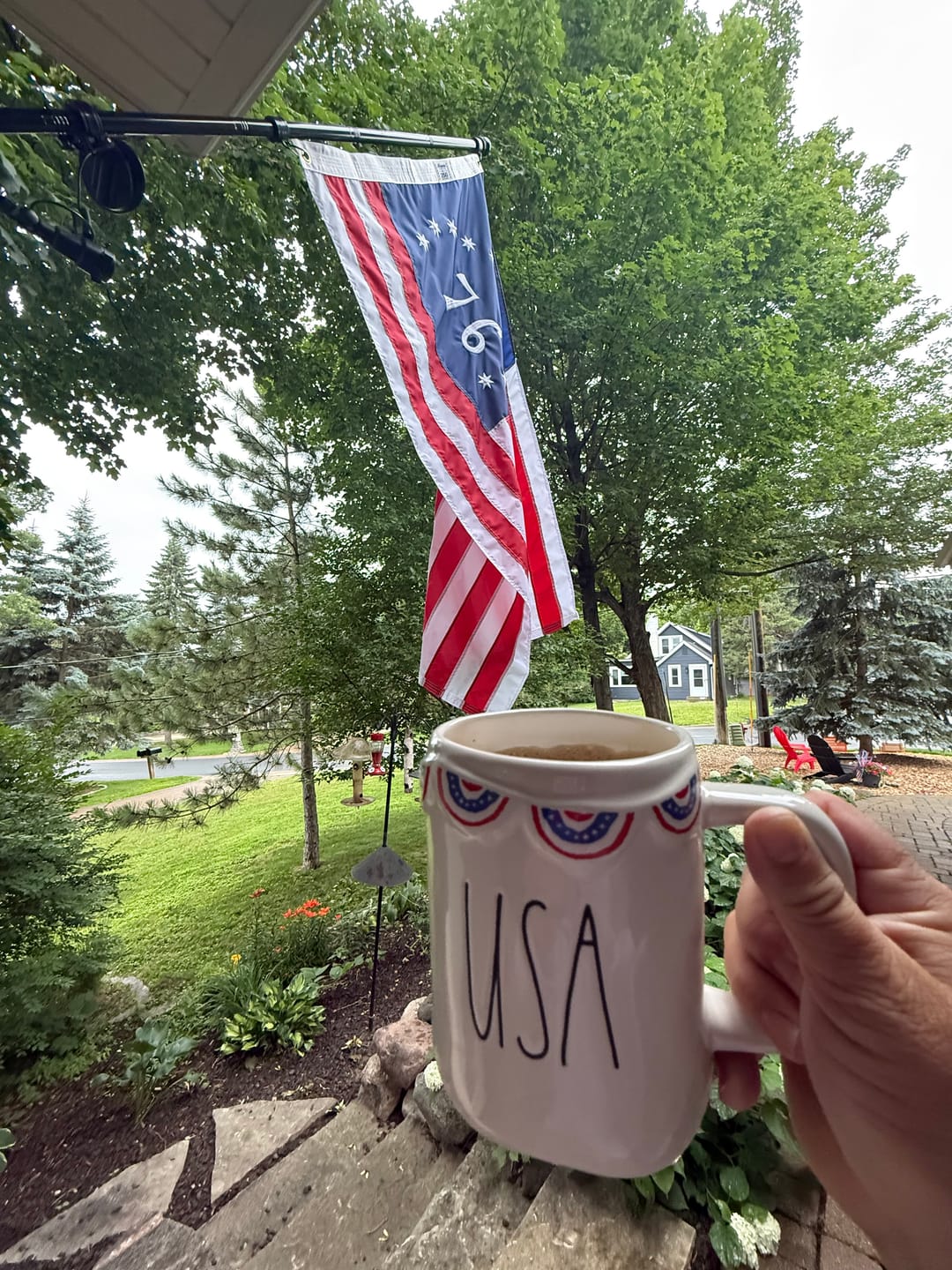Customer photo review of 3' x 5' Bennington Flag