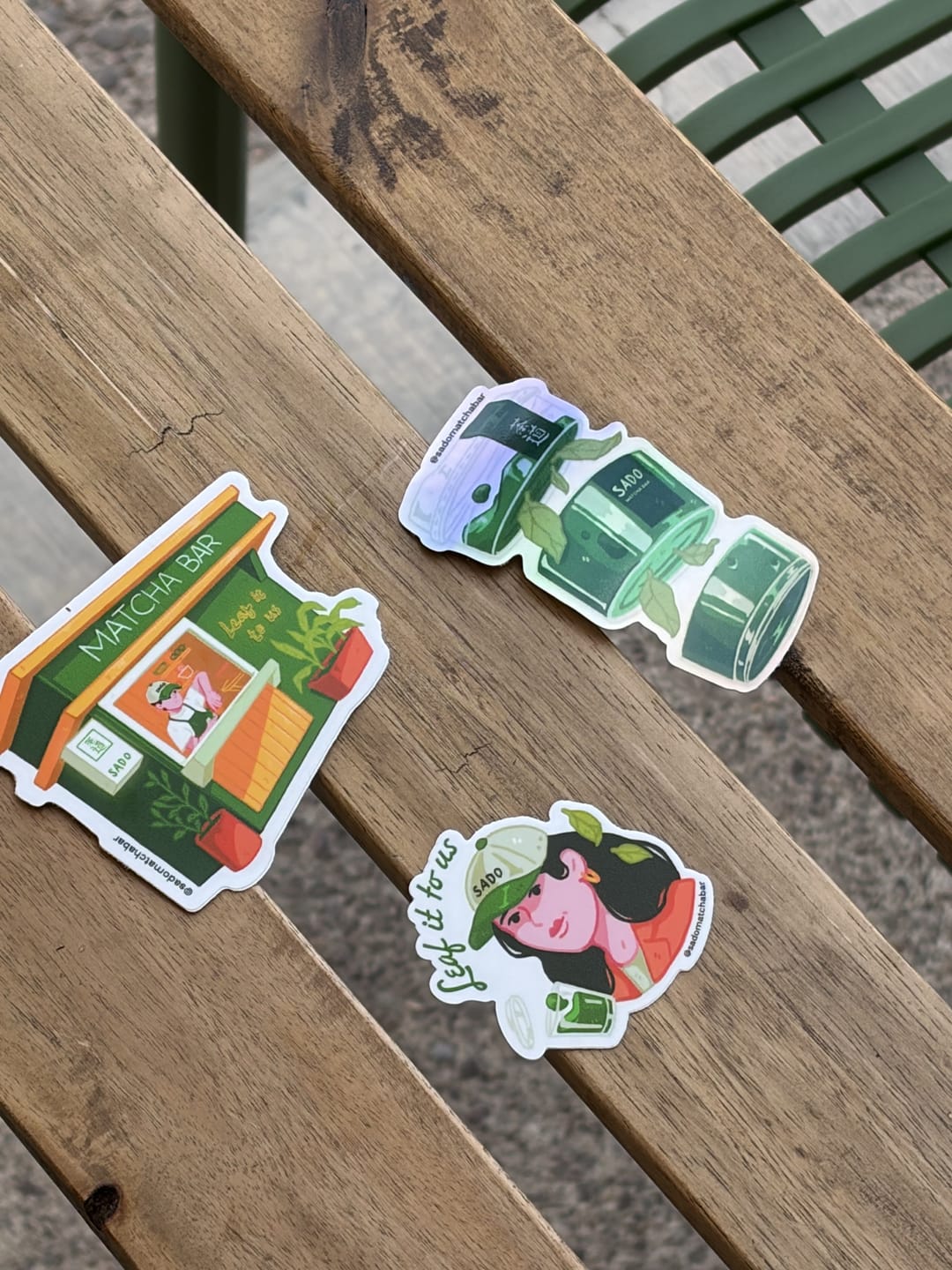 Customer photo review of Stickers Laminados Mate - Personalizadas