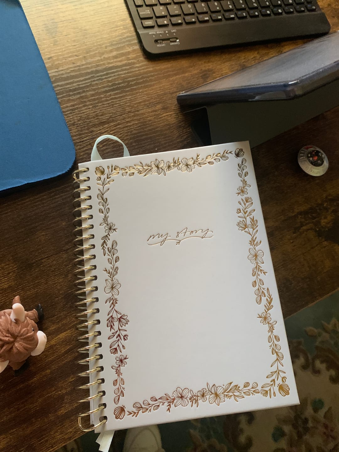 Customer photo review of A5 Luxe Notebook - Vintage Sage