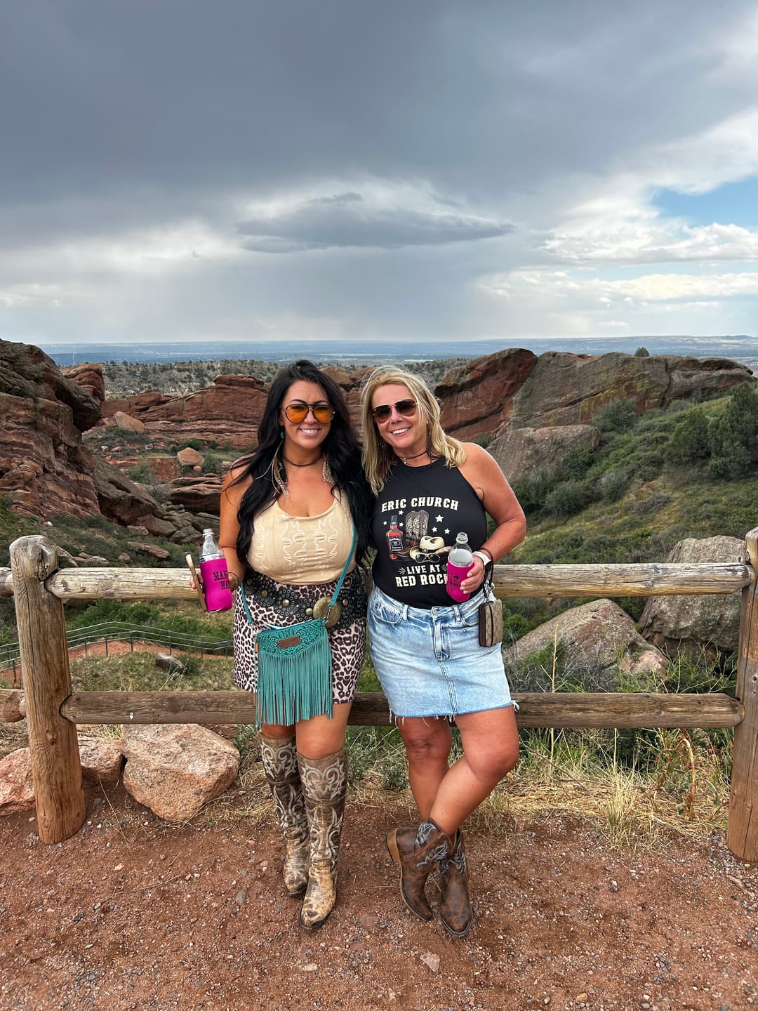 Customer photo review of Judy Blue High Waist Light Wash Rigid Magic Denim Skirt