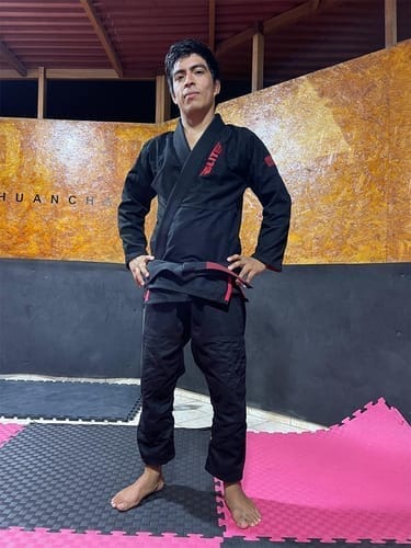Customer photo review of Core Black Brazilian Jiu Jitsu Mens BJJ Gi