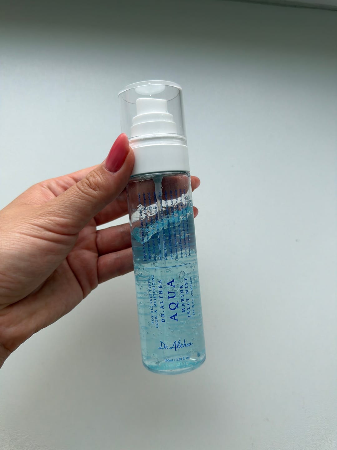 Customer photo review of Atsvaidzinošs dziļi mitrinošs mists Dr. Althea Aqua Marine Jelly Mist