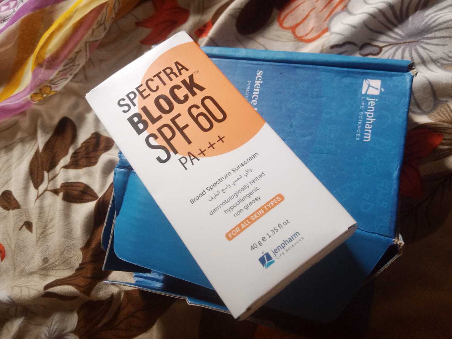 Customer photo review of Spectra Block SPF60