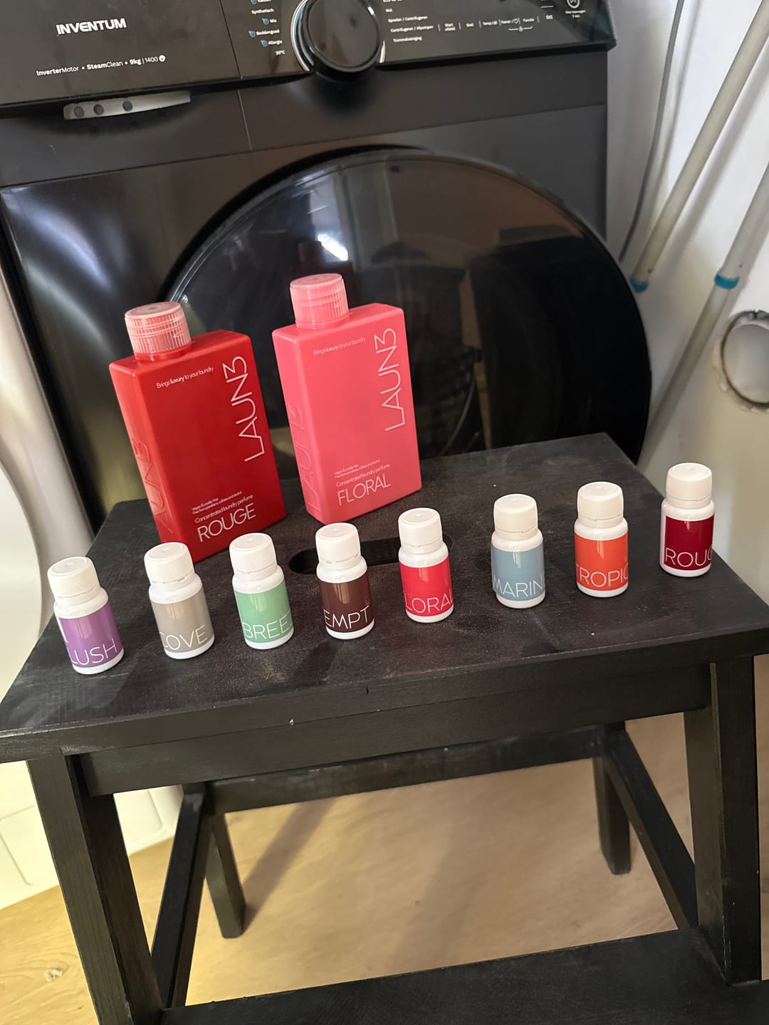 Customer photo review of Wasparfum Discovery Bundel - 8 x 10 ml + 250 ml