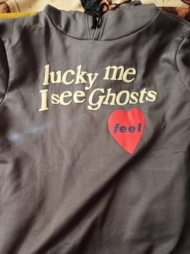 Customer photo review of Lucky Mee I See Ghosts Hoodie