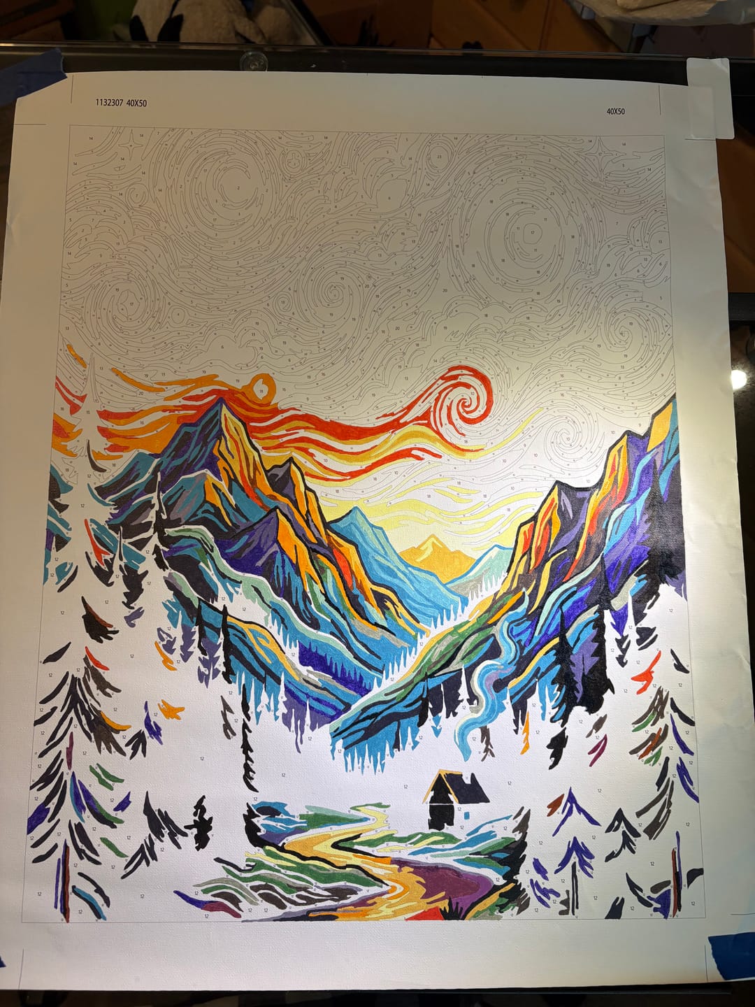 Customer photo review of Starlit Mountain Retreat