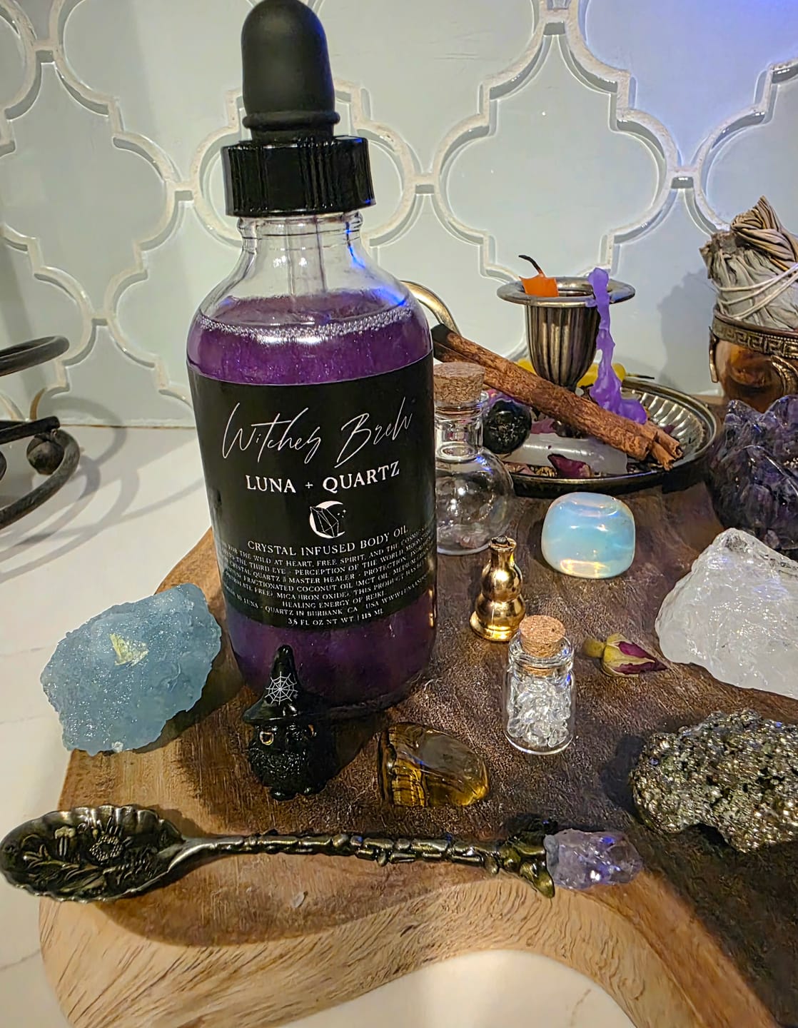 Customer photo review of Witches Brew Body Oil