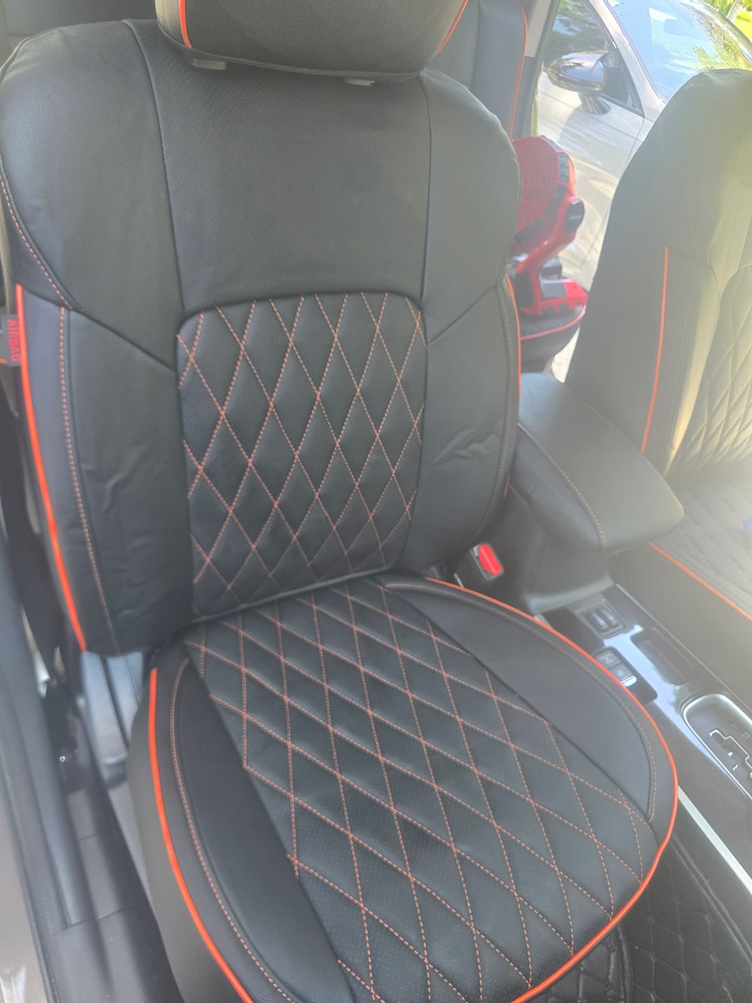 Customer photo review of Premium Custom-Fit Seat Covers
