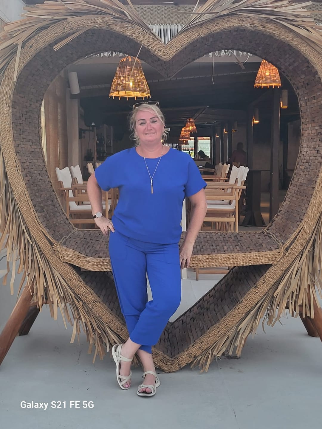 Customer photo review of Portia Royal Blue Short Sleeve Set🖤  PRE ORDER 🖤