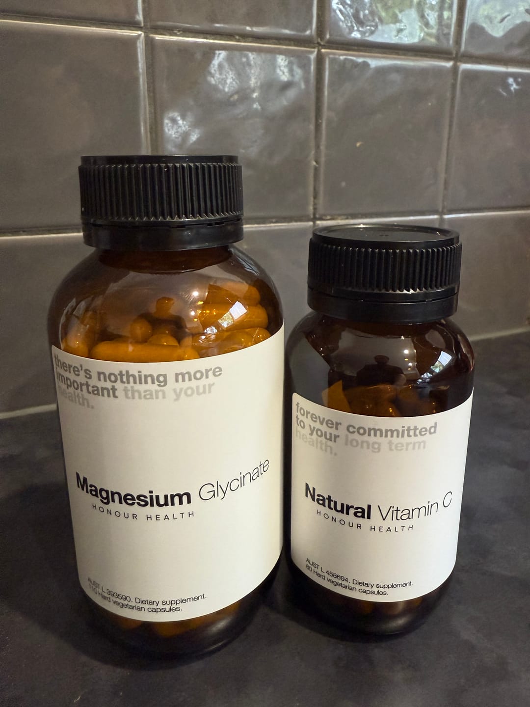 Customer photo review of Magnesium Glycinate (Pure & Unbuffered) - 110 Capsules