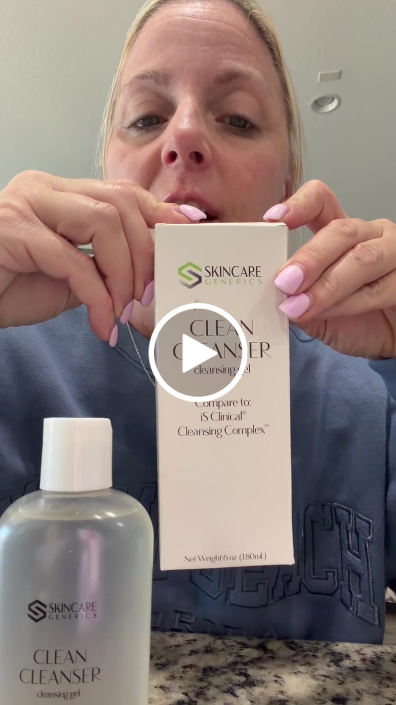 Customer video review of CLEAN CLEANSER | CLEANSING GEL