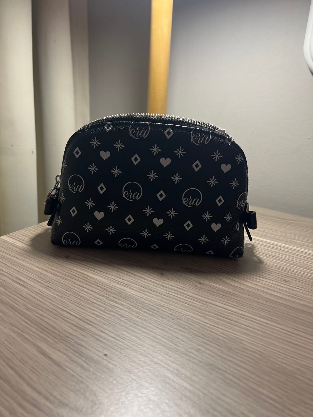Customer photo review of Black Go Getter Makeup Bag