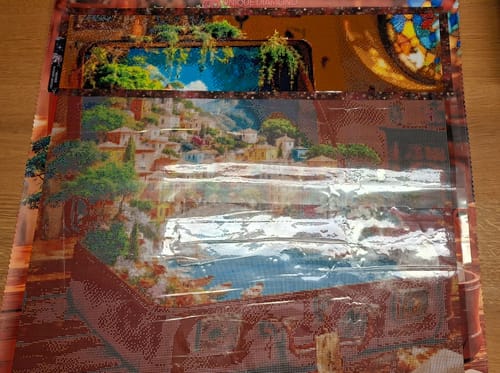 Customer photo review of 5D Diamond Painting – Italienische Träume im Koffer