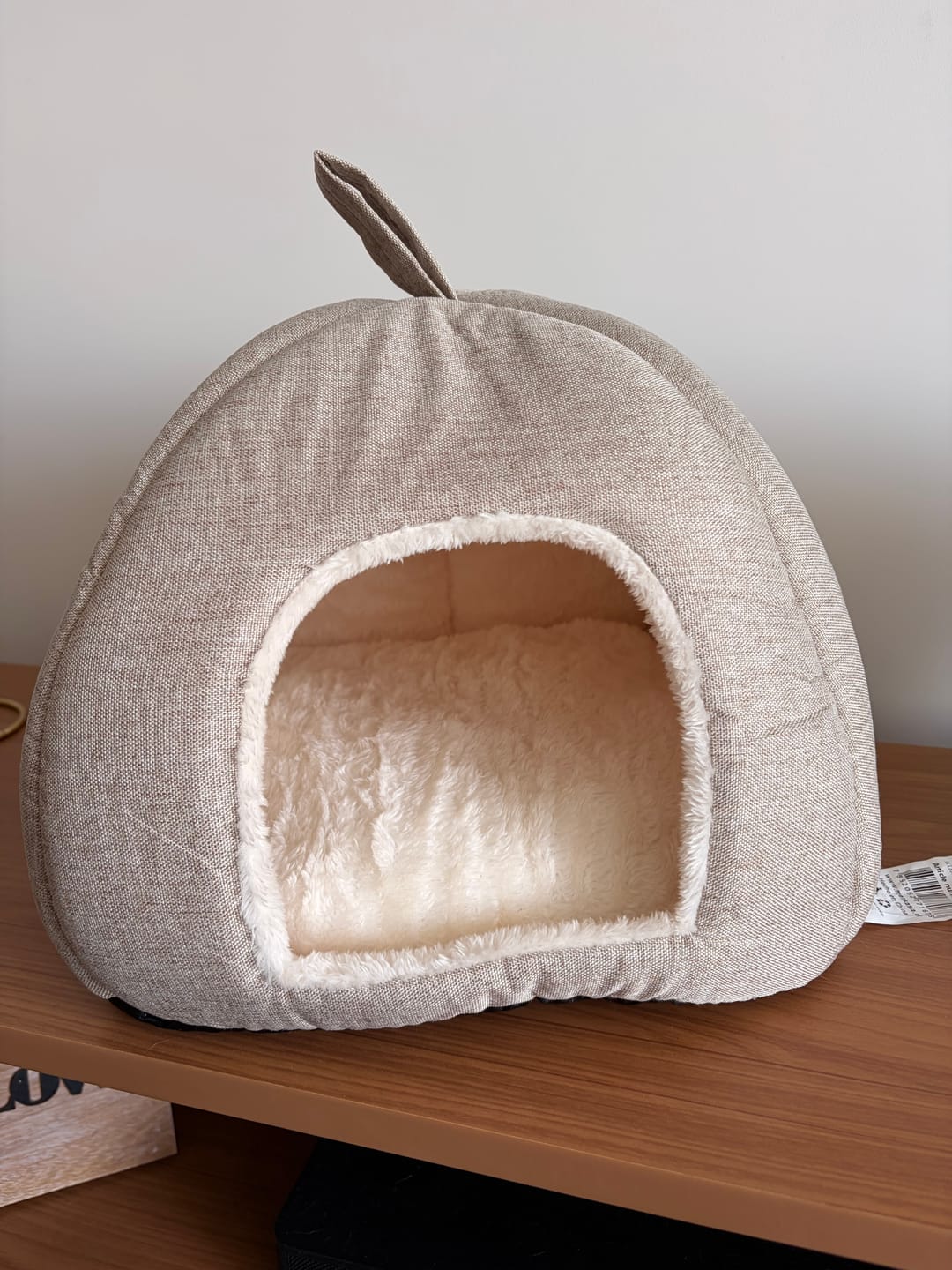 Customer photo review of Cama Cueva para Perros Pequeños y Gatos