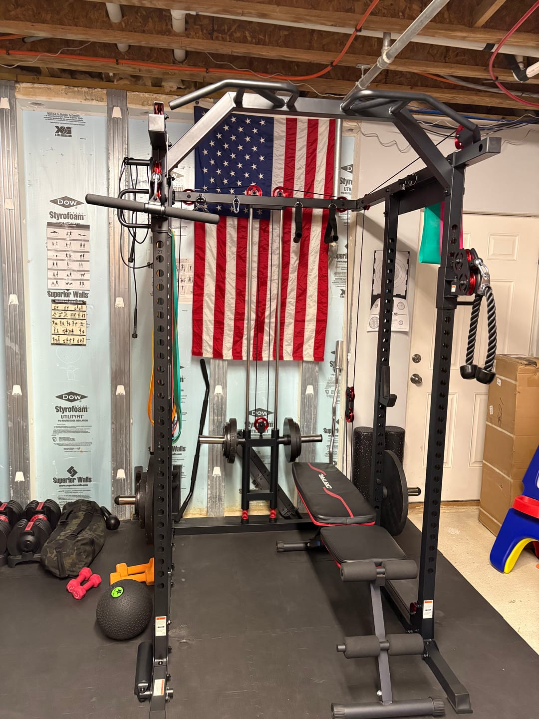 Customer photo review of K6-2.0 Ultra All-in-One Power Rack Functional Trainer (UPGRADED)
