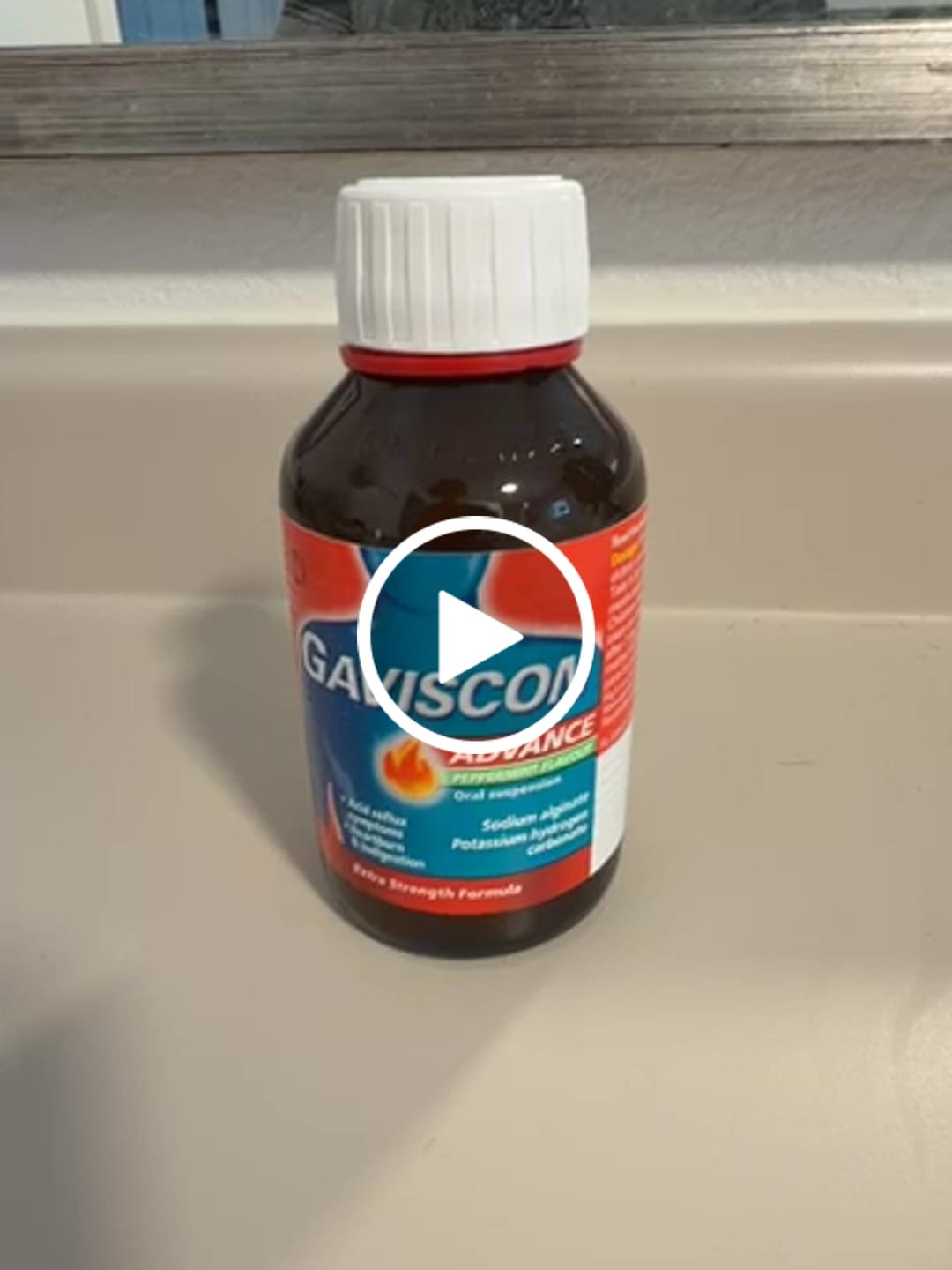 Customer video review of Gaviscon Advance Peppermint Flavour Oral Suspension, 250ml 6 Pack