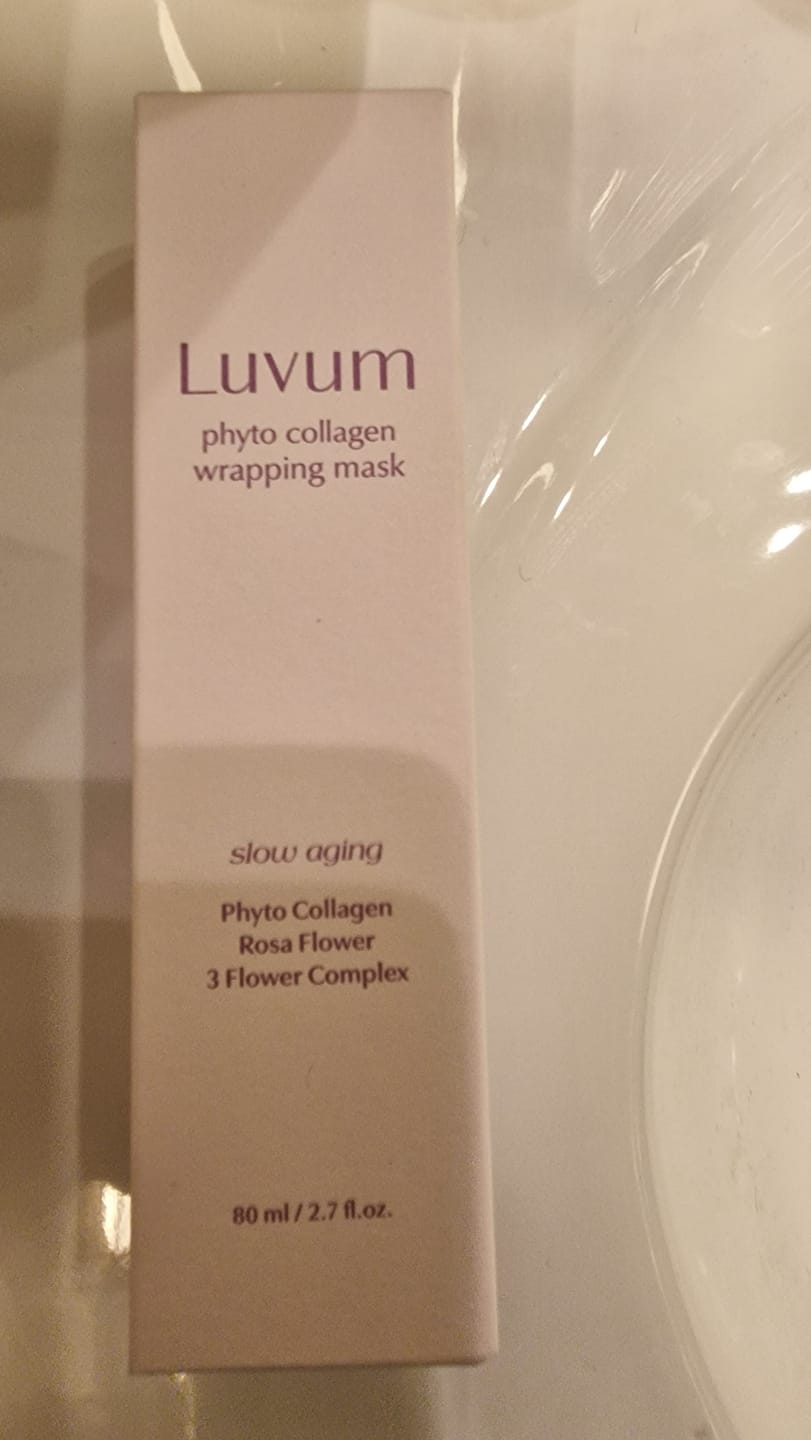 Customer photo review of Luvum Slow Aging Phyto Collagen Wrapping Mask (80ml)