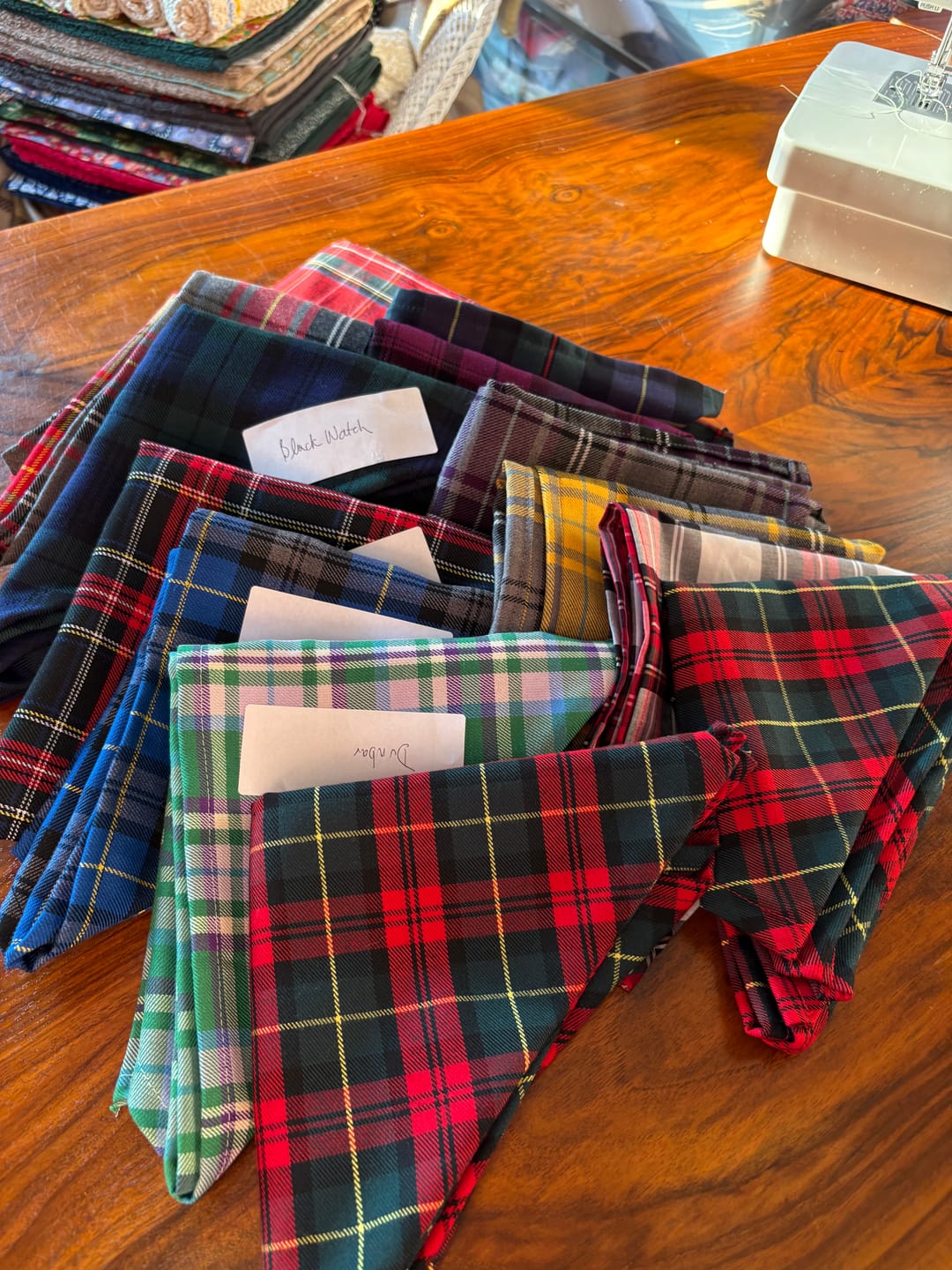 Customer photo review of PolyViscose Tartan Fabric