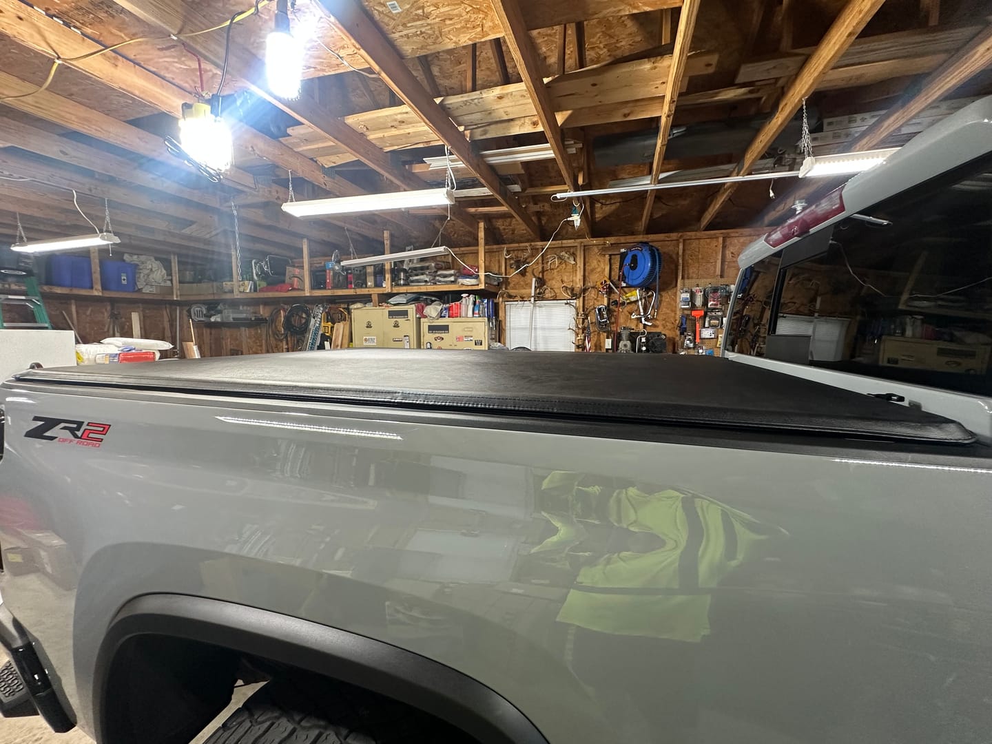 Customer photo review of Rough Country 42120690 Soft Roll Up Bed Cover | 6'9" Bed | Chevy/GMC 2500HD/3500HD (20-26)