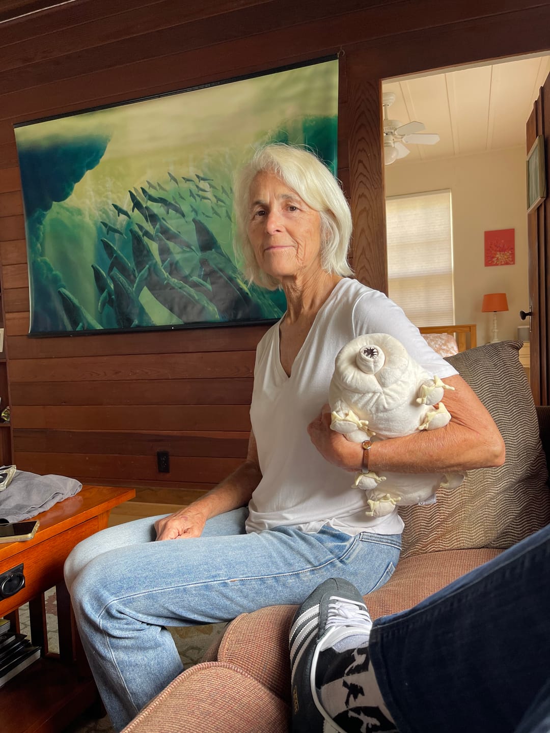 Customer photo review of Tardigrade Water Bear Soft Stuffed Plush Toy