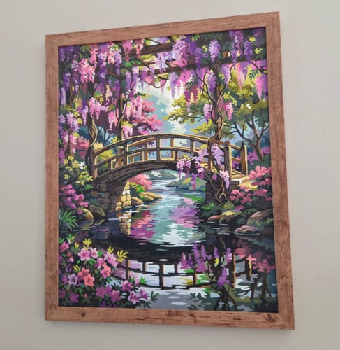 Customer photo review of Wisteria Bridge Reflection