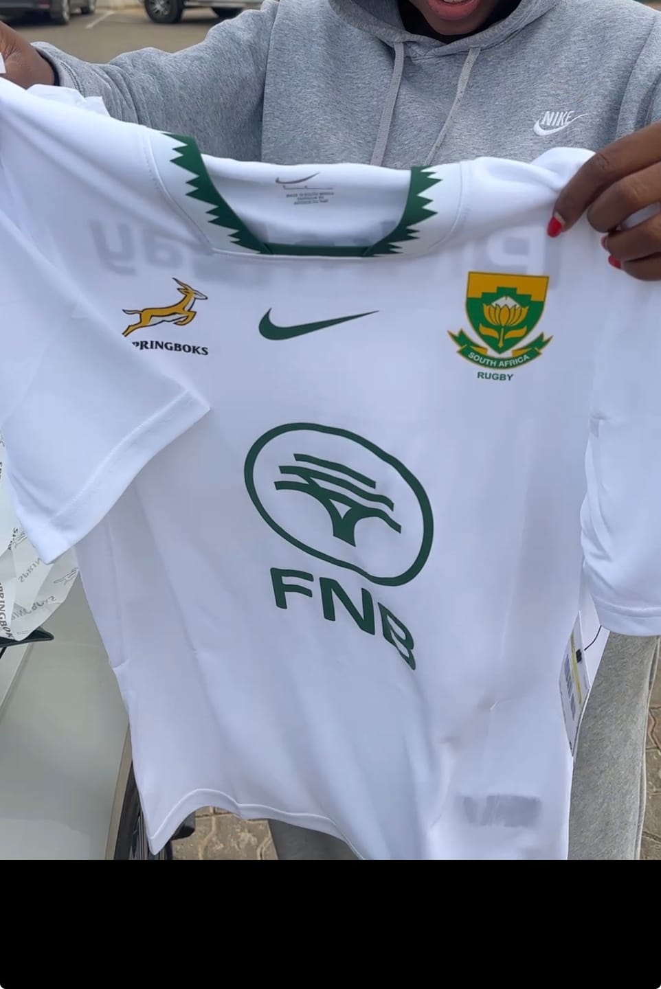 Customer photo review of Springboks Nike Men's 25/26 Fan Away Jersey