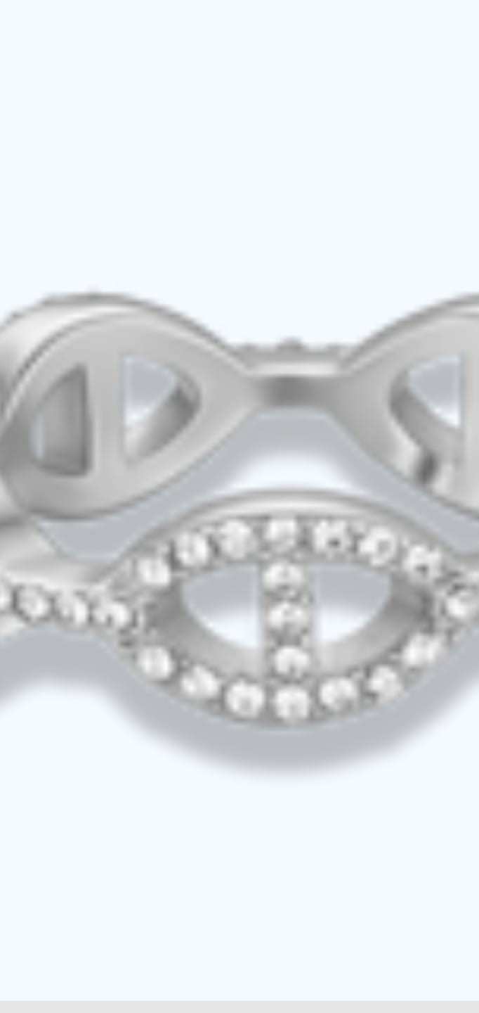 Customer photo review of Pave Flow Deluxe Ring 14K Vergoldet