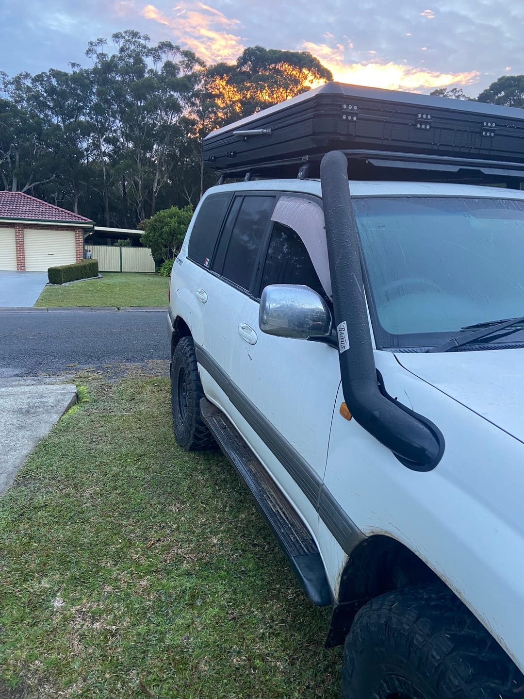 Customer photo review of Stainless Snorkel to suit Drivers Side Toyota 100/105 Series Landcruiser