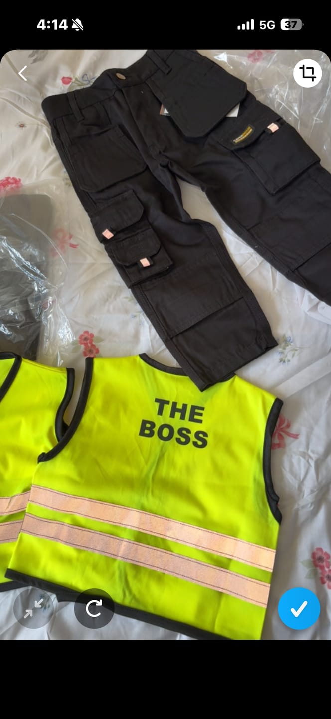 Customer photo review of Kids The Boss Vest