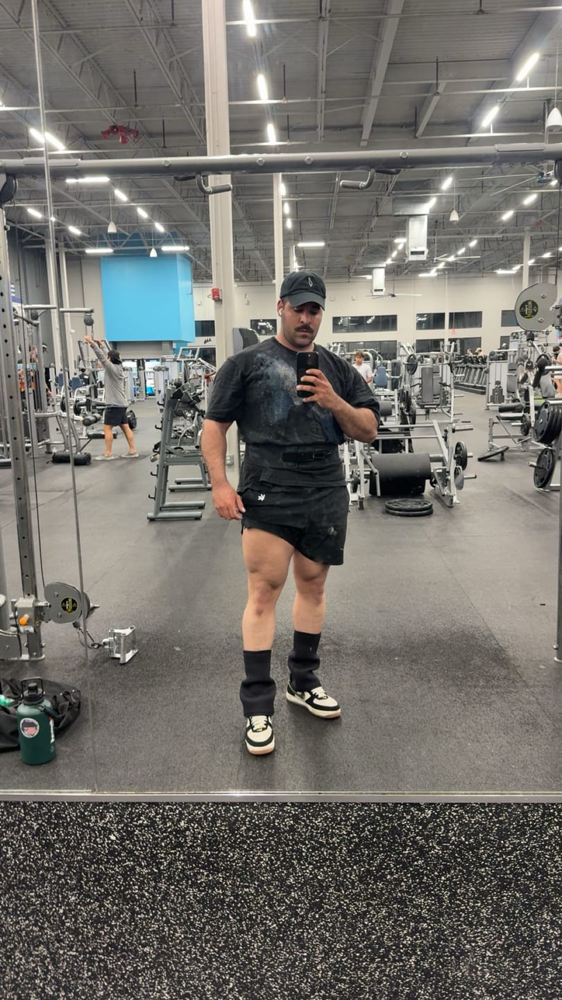 Customer photo review of 1052 - Reflective Fitness Shorts