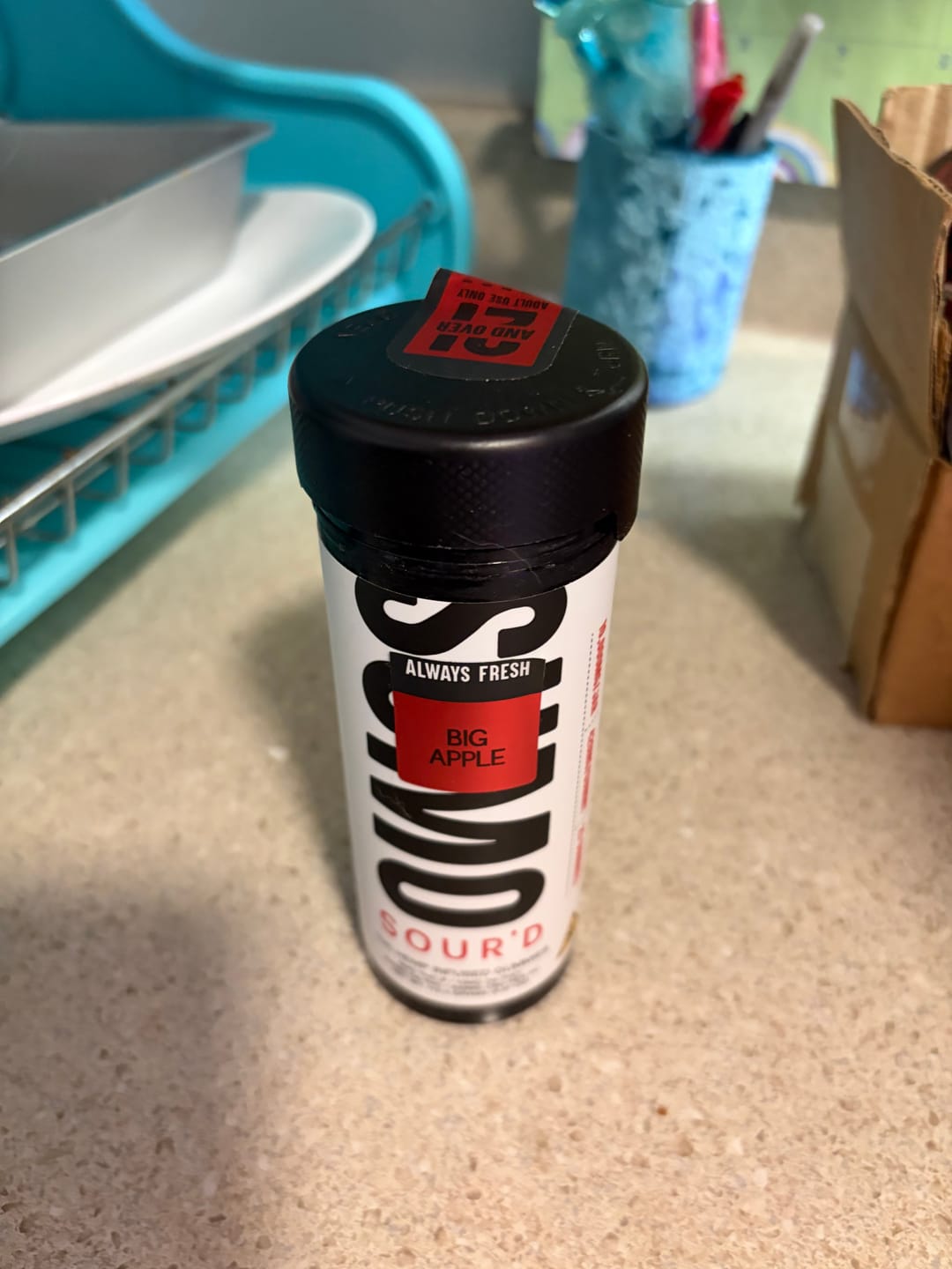Customer photo review of HALF BAK'D SUMO GUMMIES THCA/P/D8 10000MG 25CT/JAR