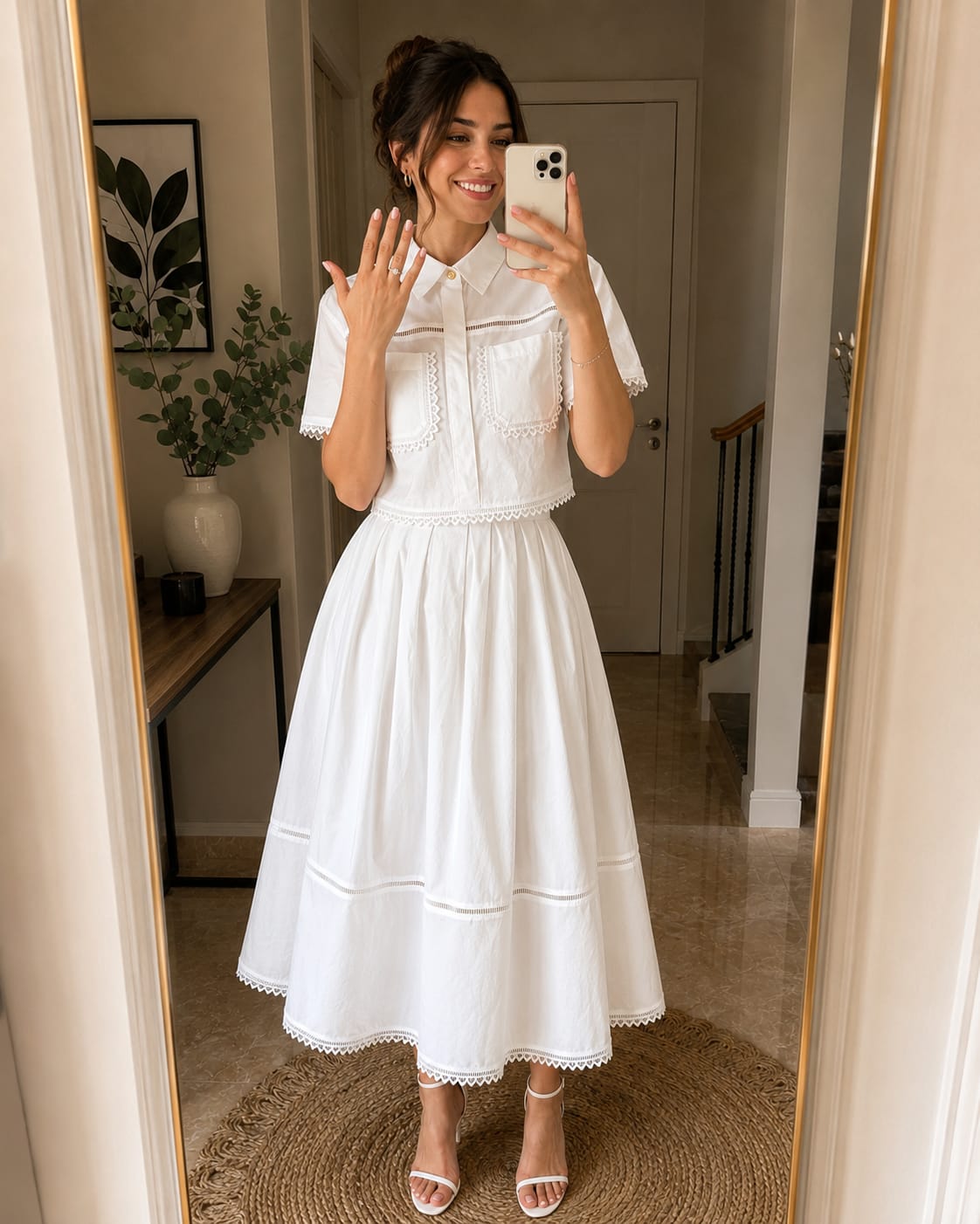 Customer photo review of Kadın Yeni Model Bol Kesim Pantolonlu İkili Takım,