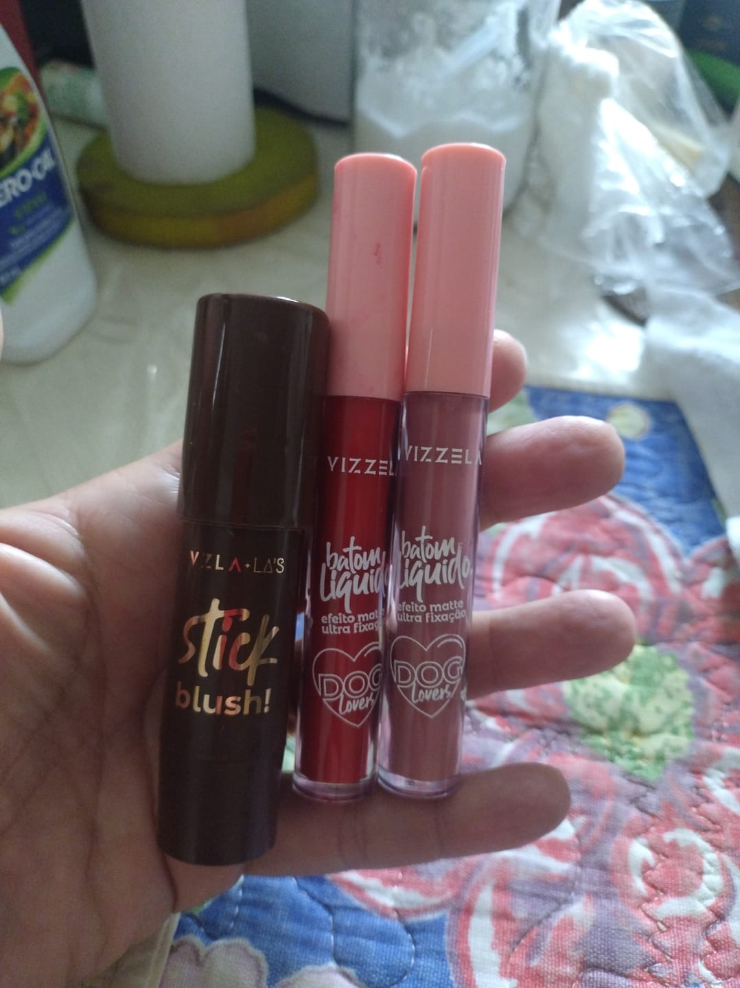 Customer photo review of Batom Líquido Vizzela