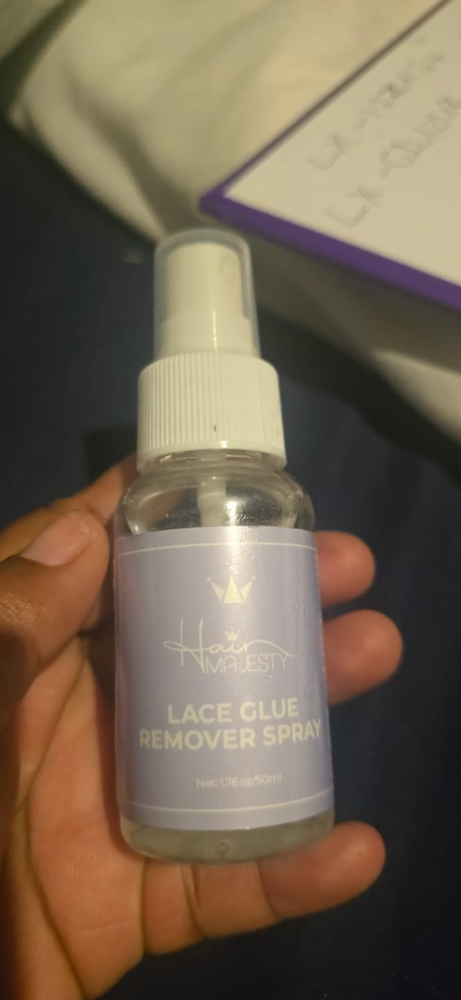 Customer photo review of Lace Wig Glue Remover Spray