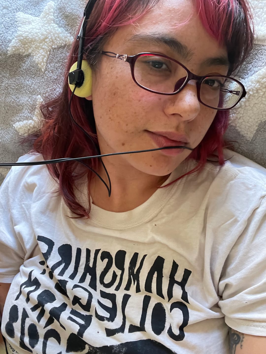 Customer photo review of Retro Foam On-Ear Headphones