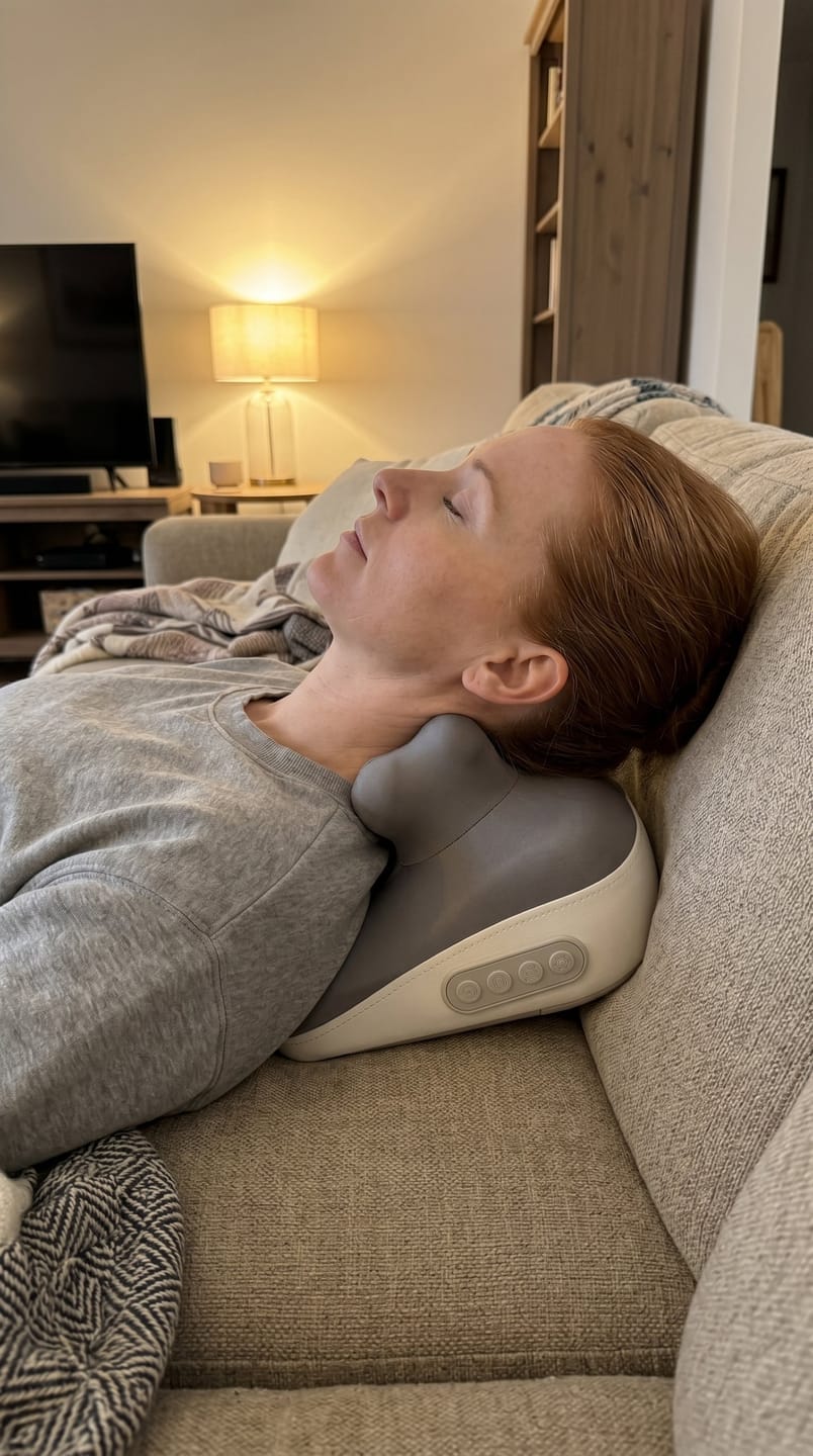 Customer photo review of HizooRelief™ Clinical-Grade Decompression Massager