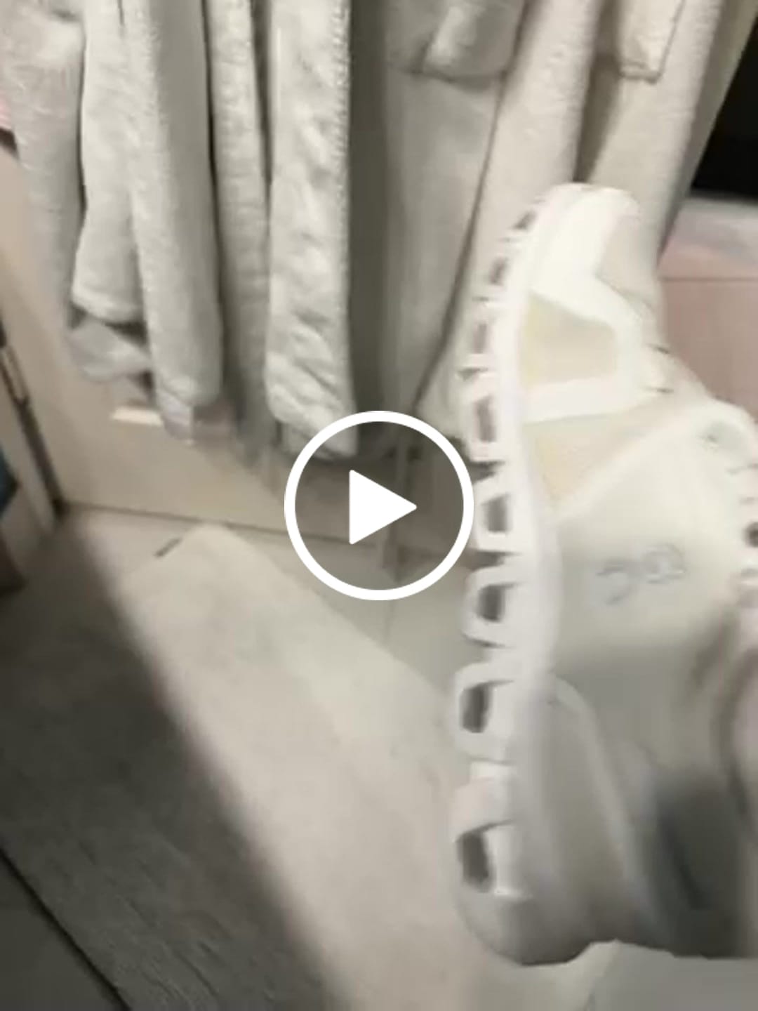 Customer video review of FUNNELISH (White) Shoe Laundry Bag