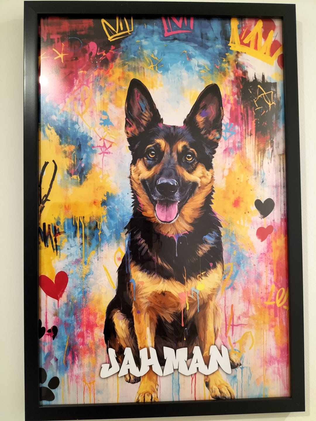 Customer photo review of Grafiti - Póster personalizado