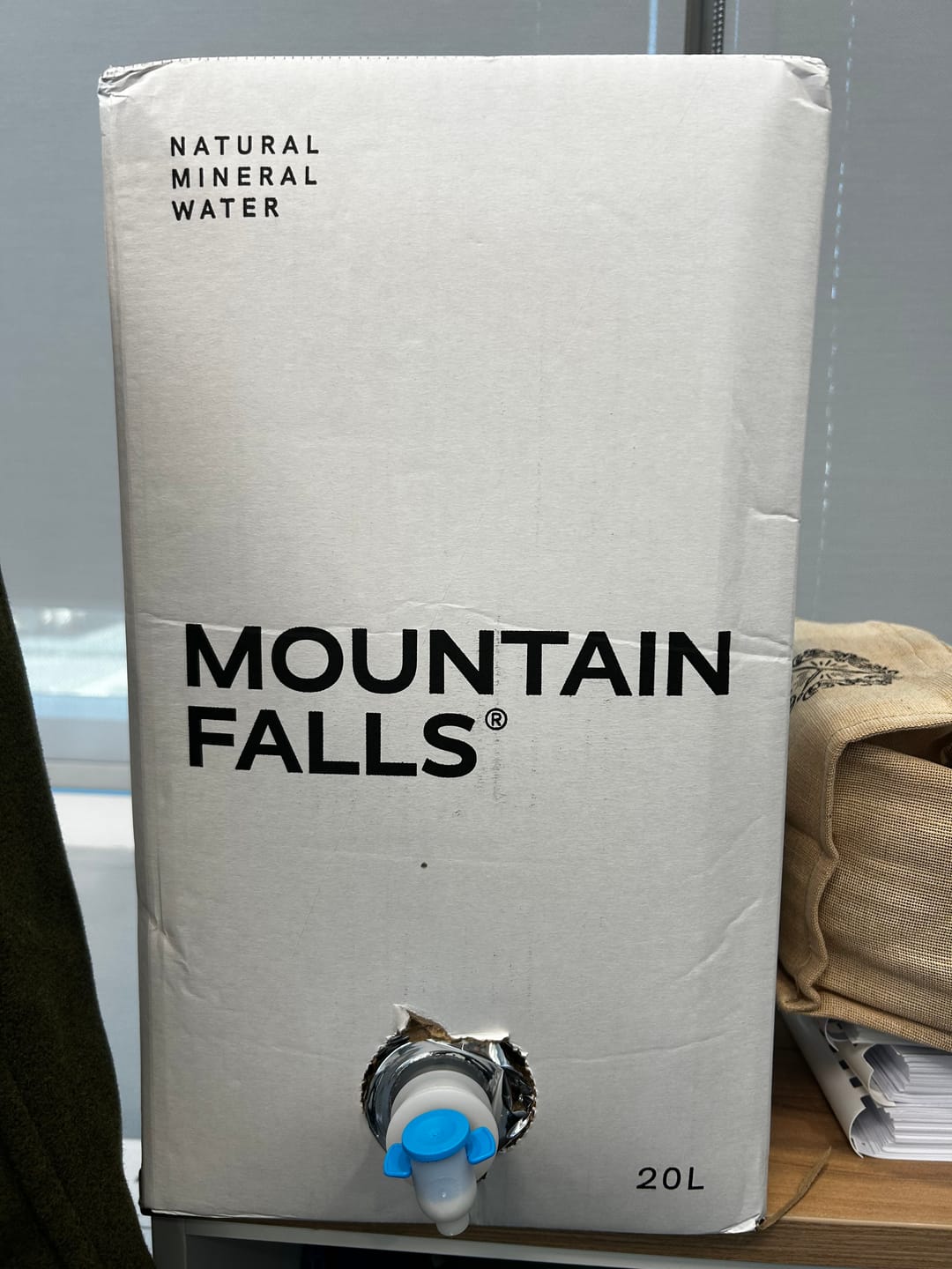 Customer photo review of AcquaBox by Mountain Falls 20L – STILL Mineral Water (on tap Bag-in-Box)