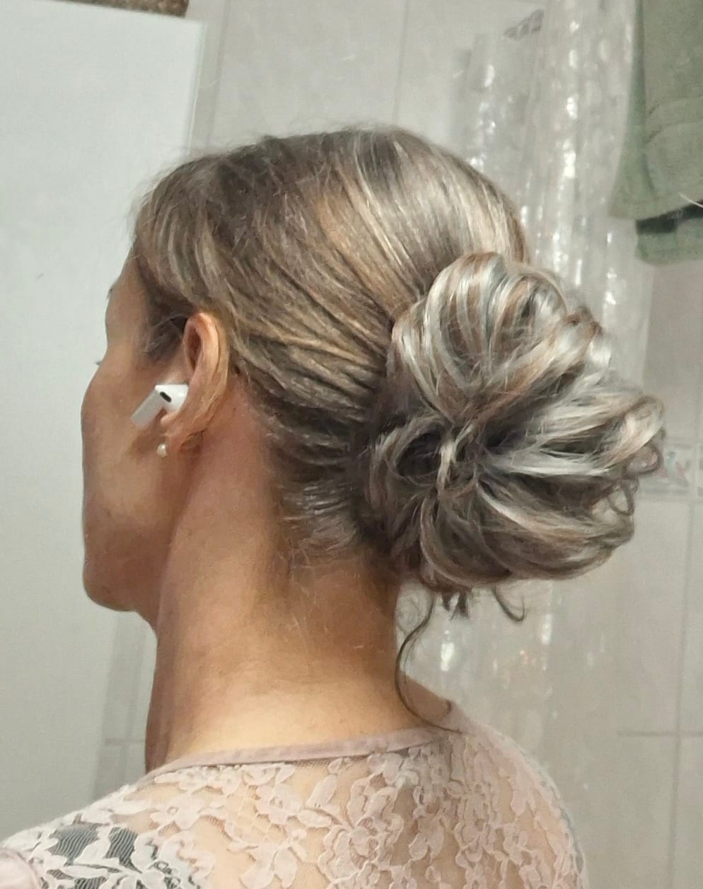 Customer photo review of Tangled Scrunchie