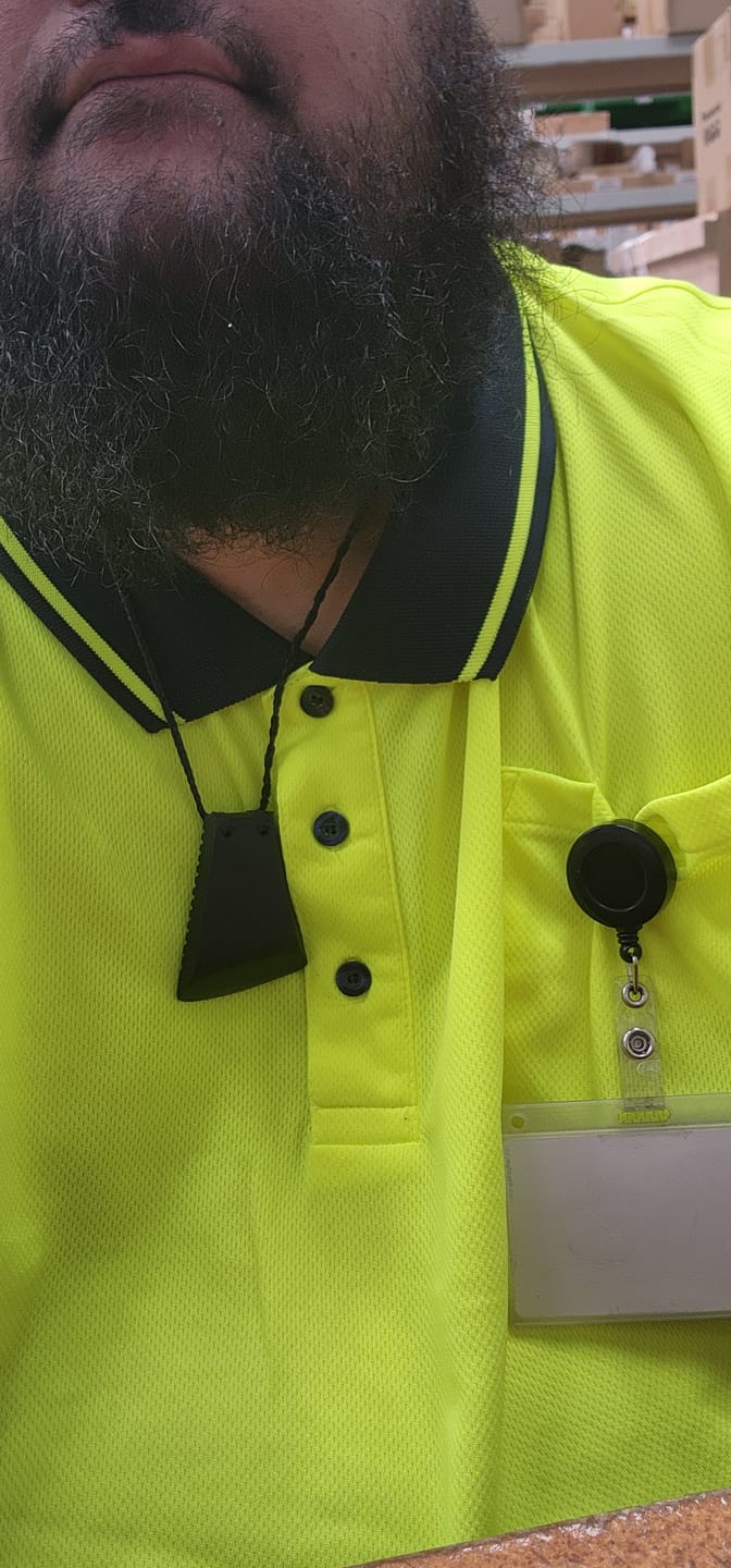 Customer photo review of JB's Adults Hi Vis Non Cuff Traditional Polo - 6HVNC