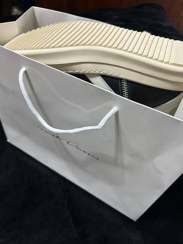 Customer photo review of Rick Owens Geobasket 1:1