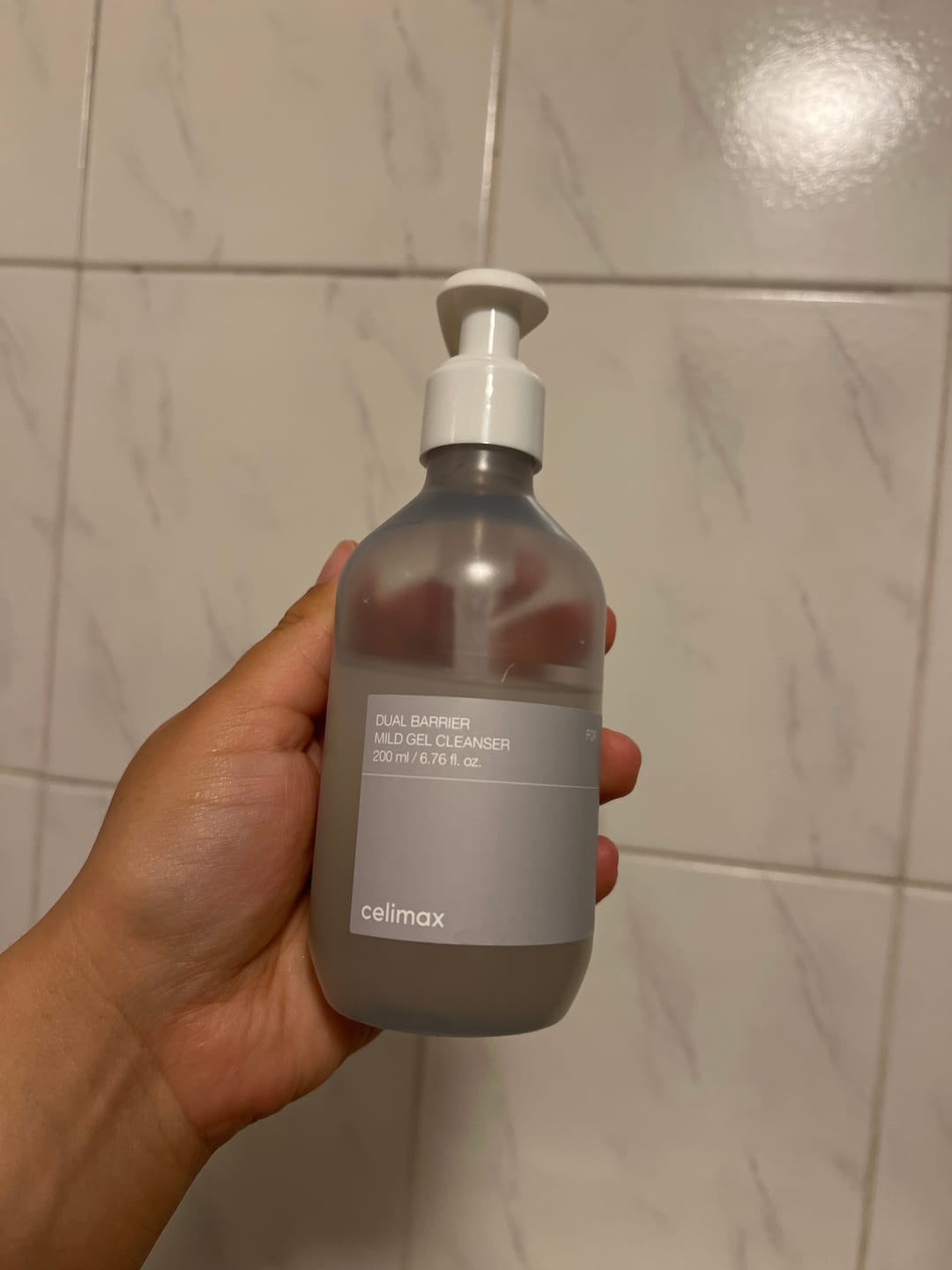 Customer photo review of Maigas gelveida putiņas sejas mazgāšanai ar keramīdu kompleksu Celimax Dual Barrier Mild Gel Cleanser