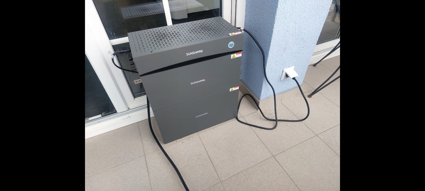 Customer photo review of 0,5m MC4-Adapterkabel für Sunshare-Stromspeicher / Mikrowechselrichter