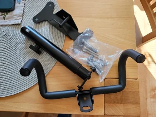 Customer photo review of fiets ophangsysteem muurbeugel