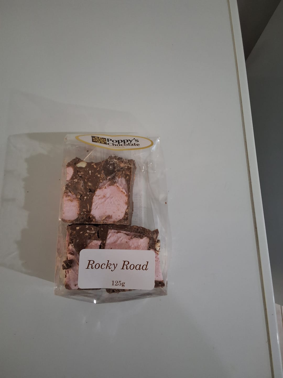 Customer photo review of Rocky Road Cashew and Turkish Delight Milk Chocolate 125g