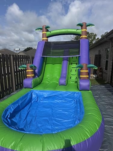 Customer photo review of 21ft Water Slide Inflatable with Splash Pool 100% PVC for Kids Adults