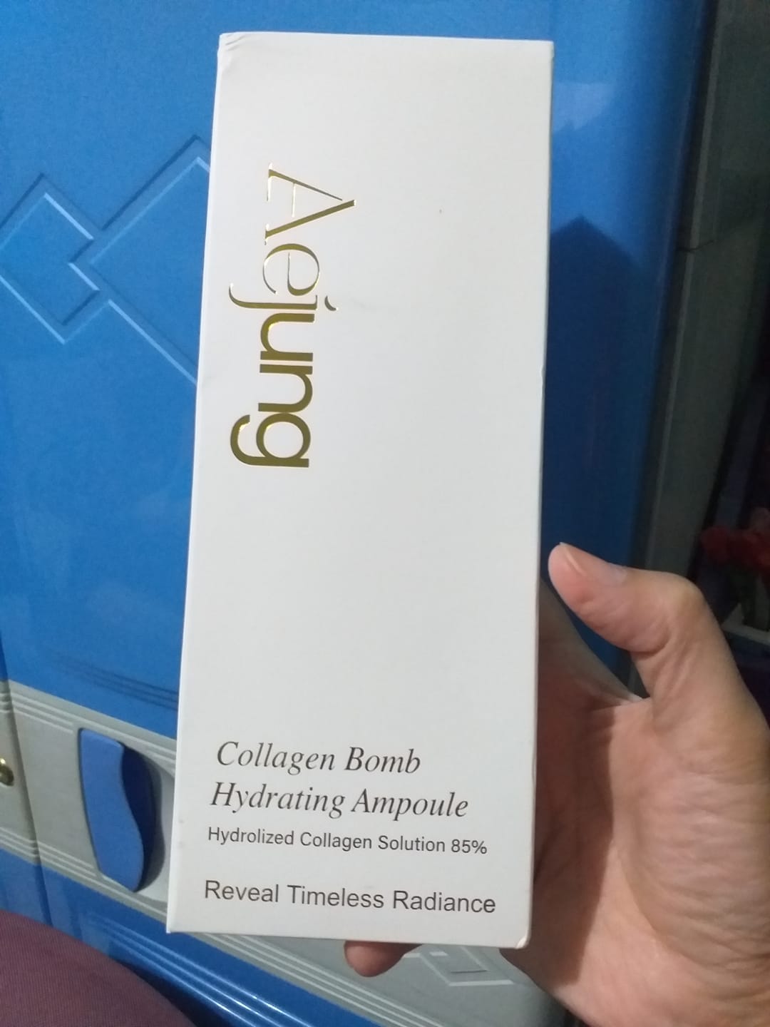 Customer photo review of Aejung™ Collagen Bomb Hydrating Ampoule