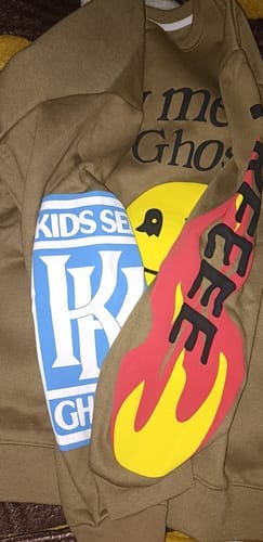 Customer photo review of Lucky Me! I See Ghosts Crewneck
